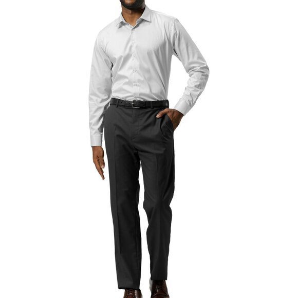 Premium Black Stacy Adams Men's Dress Pants